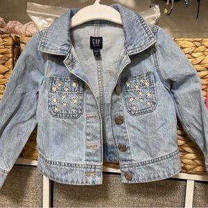 Gap floral jean jacket